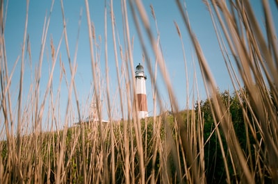 White lighthouse
